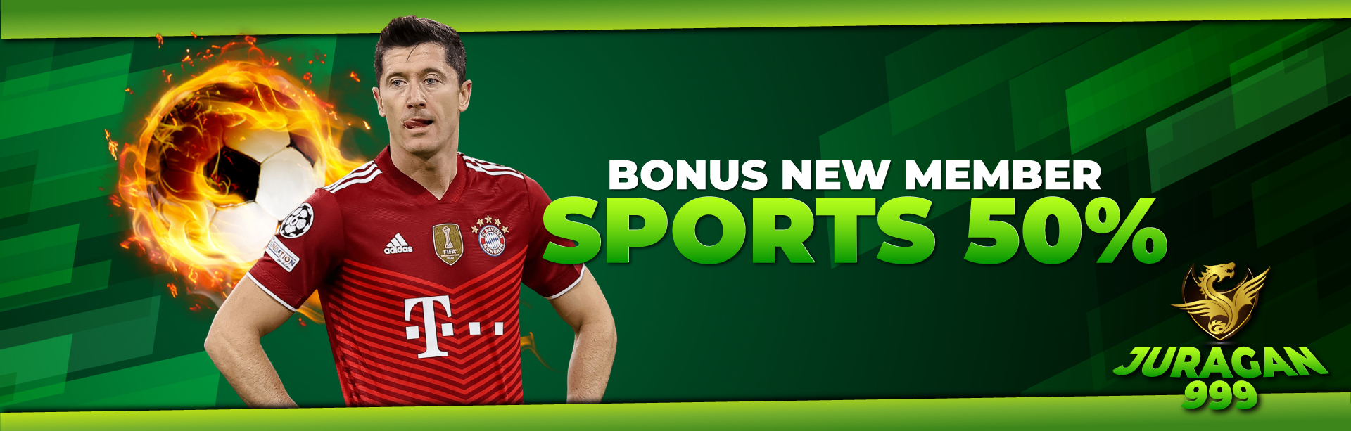 BONUS NEW MEMBER SPORT 50%