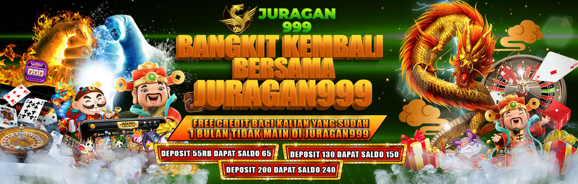 JURAGAN999 BANGKIT BERSAMA JURAGAN999 FREE CREDIT !!!	